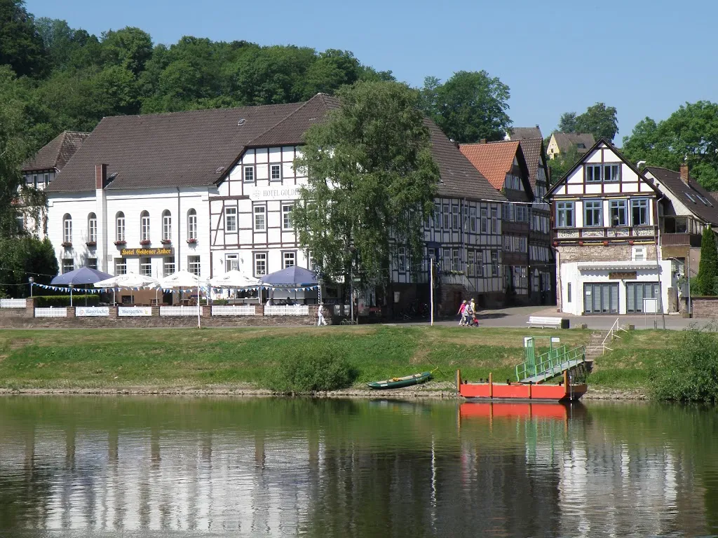 Hotel Goldener Anker restaurant in Bodenwerder
