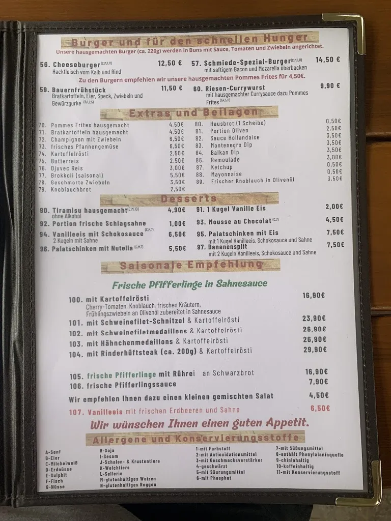 Menu_Restaurant Alte Schmiede_Borstel-Hohenraden_immagine_2