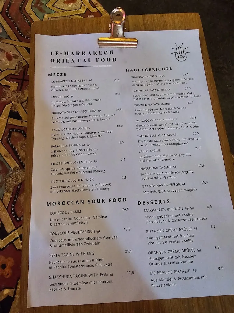 Menu_LE MARRAKECH_Hamburg_image_1