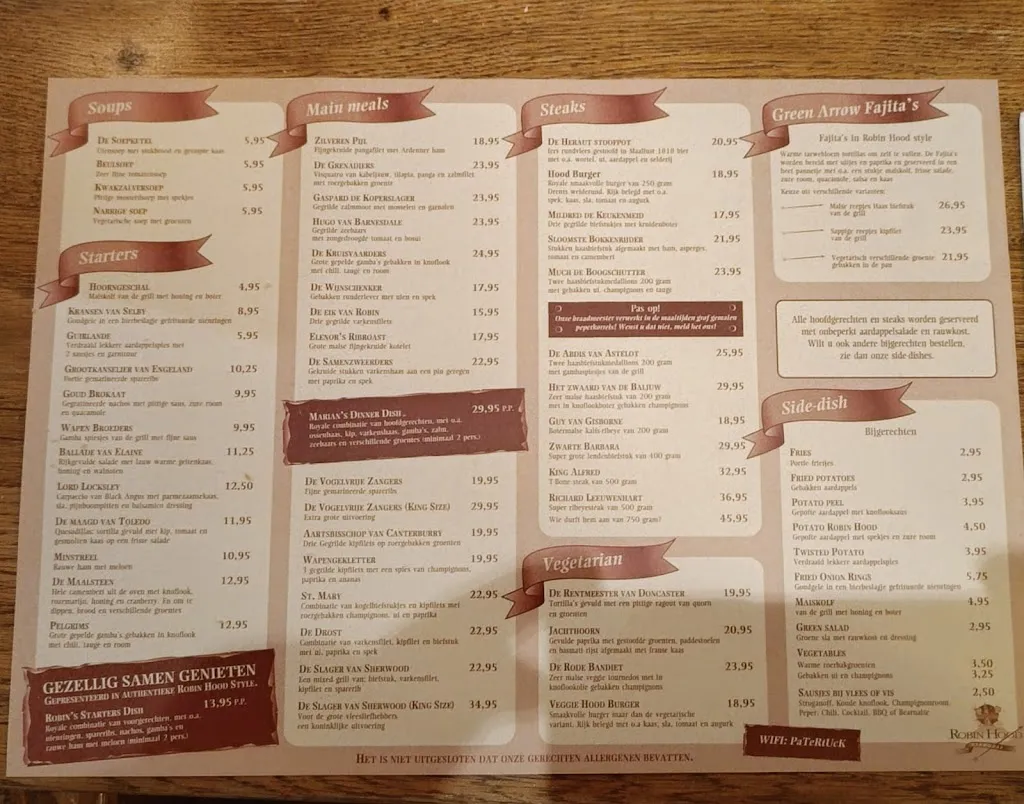Menu_Robin Hood Ribhouse_Netherlands_image_4