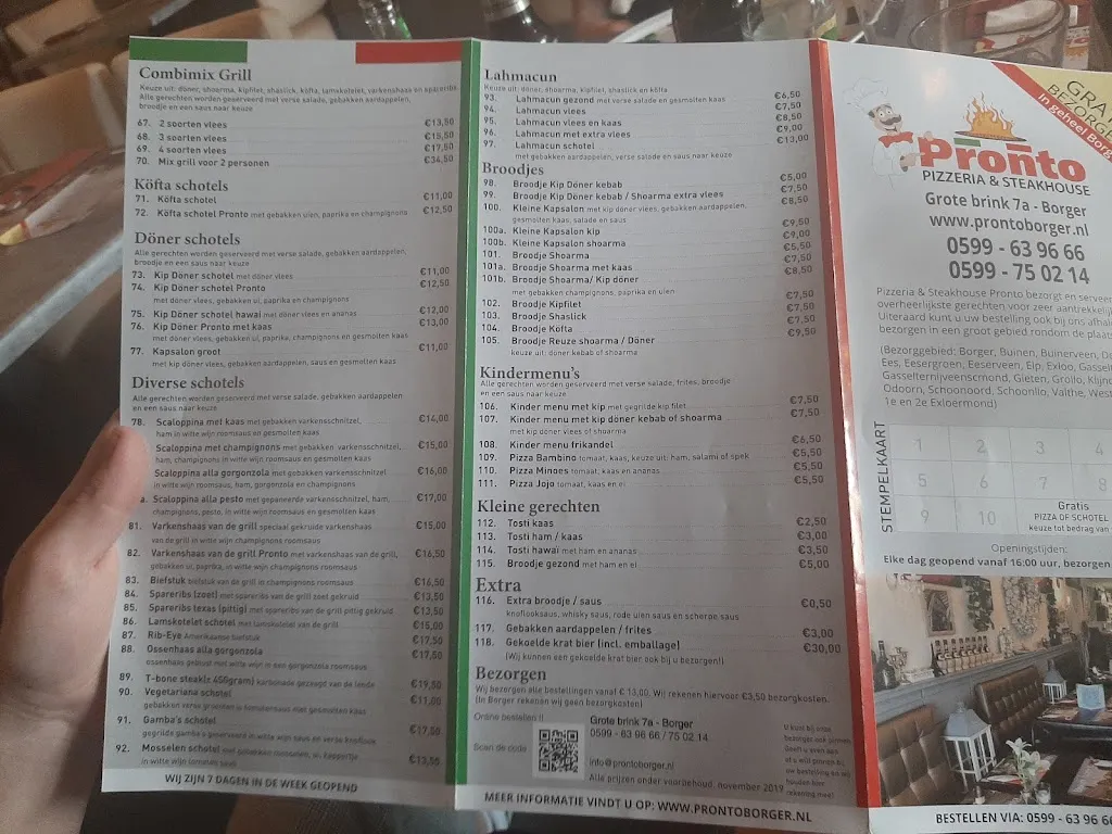 Menu_Pronto Borger_Netherlands_image_4