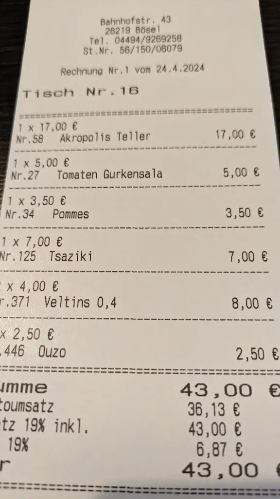 Menu_Restaurant Mykonos_Bösel_immagine_1