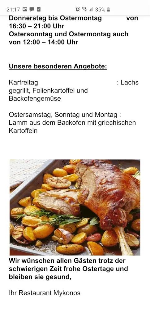 Menu_Restaurant Mykonos_Bösel_immagine_2