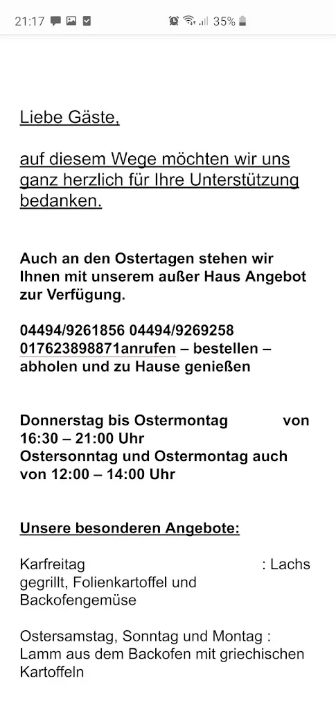 Menu_Restaurant Mykonos_Bösel_immagine_3