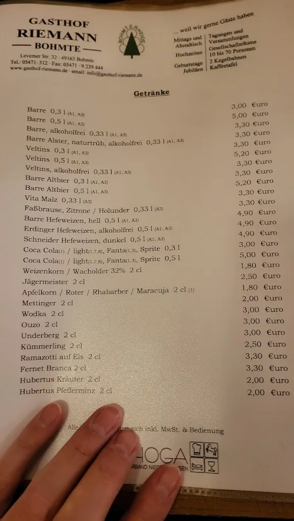 Menu_Gasthof Riemann_Bohmte_image_2