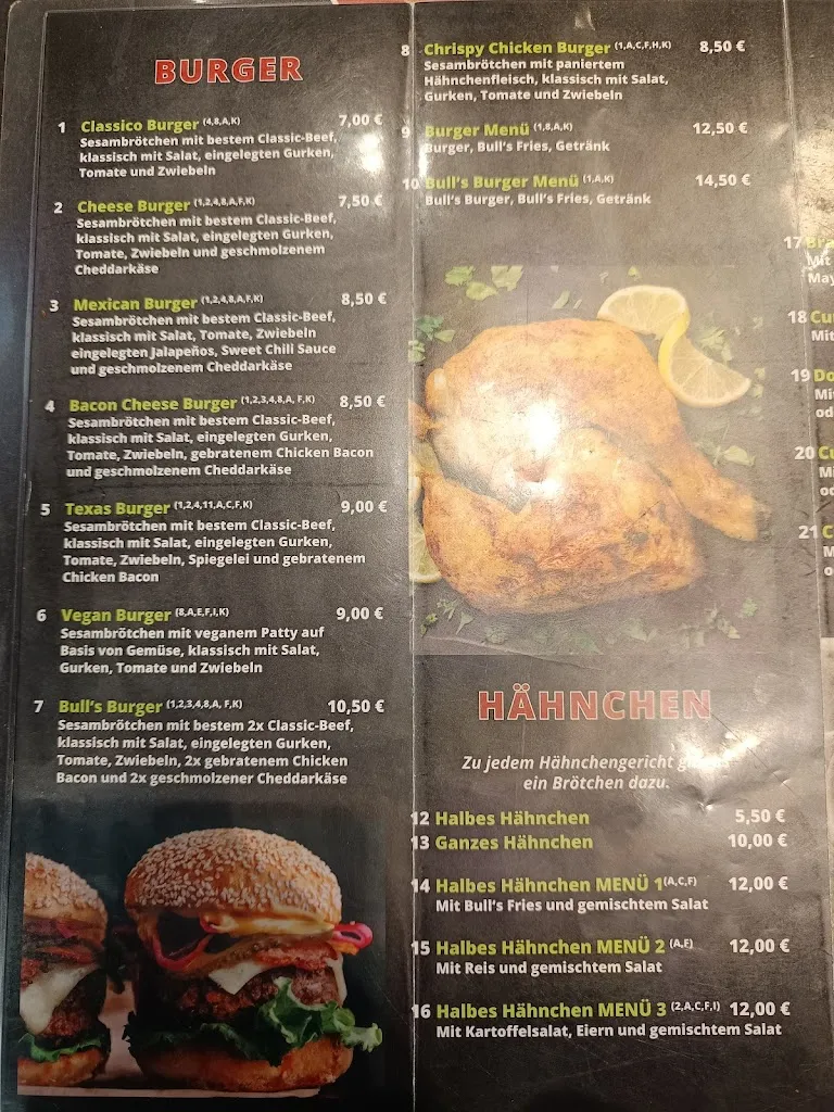 Menu_BULL'S BURGER_Bohmte_image_1