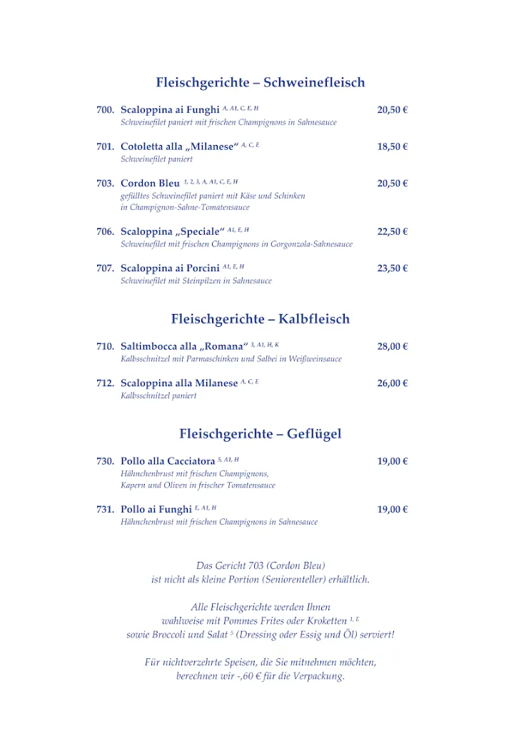 Menu_La Romantica_Göttingen_image_3