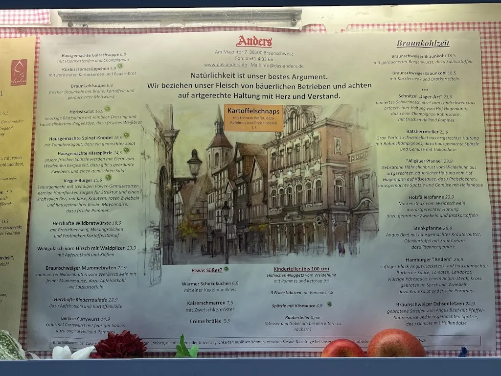 Menu_Anders - Das Pfannenrestaurant / Braunschweig_Braunschweig_image_4