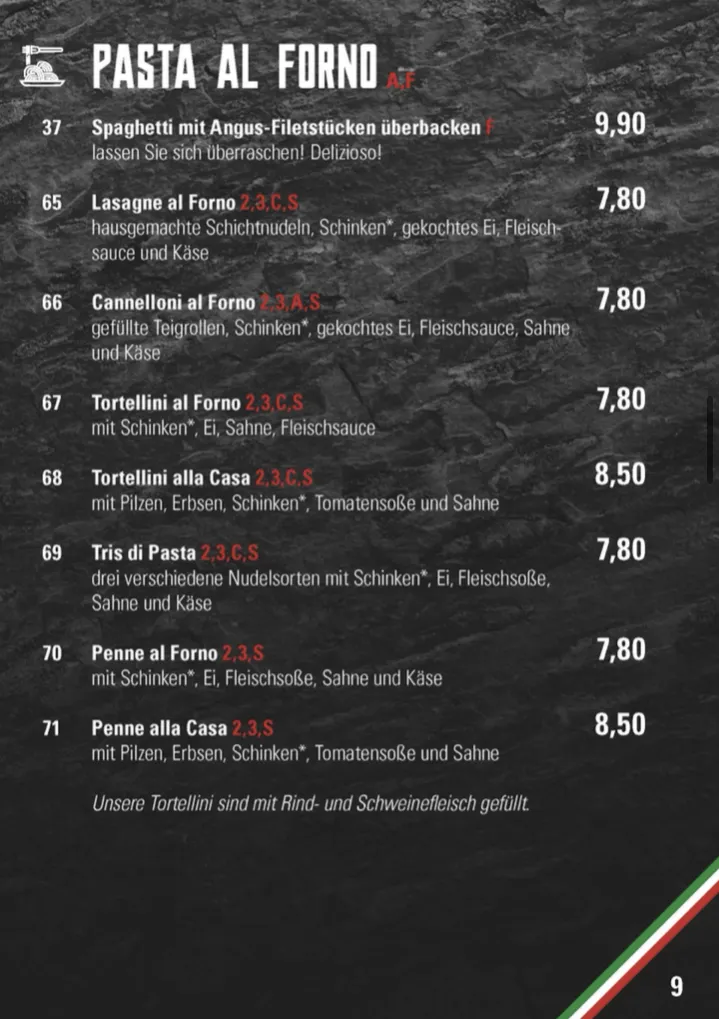 Menu_Ristorante Pizzeria La Casa Brakel_Brakel_immagine_4