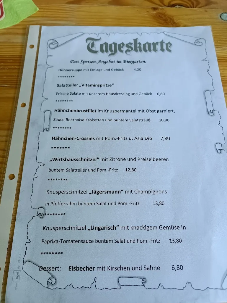 Menu_Gasthof Rogge - Zur alten Post_Brakel_immagine_1