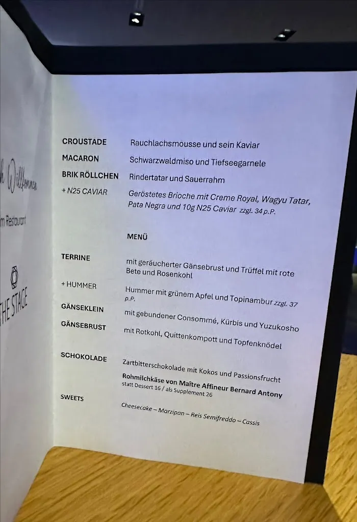 Menu_The Stage_Dortmund_immagine_2