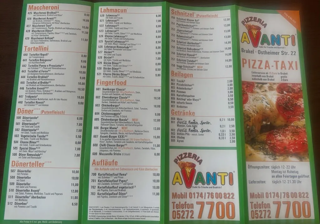 Menu_Pizzeria Avanti_Brakel_image_1