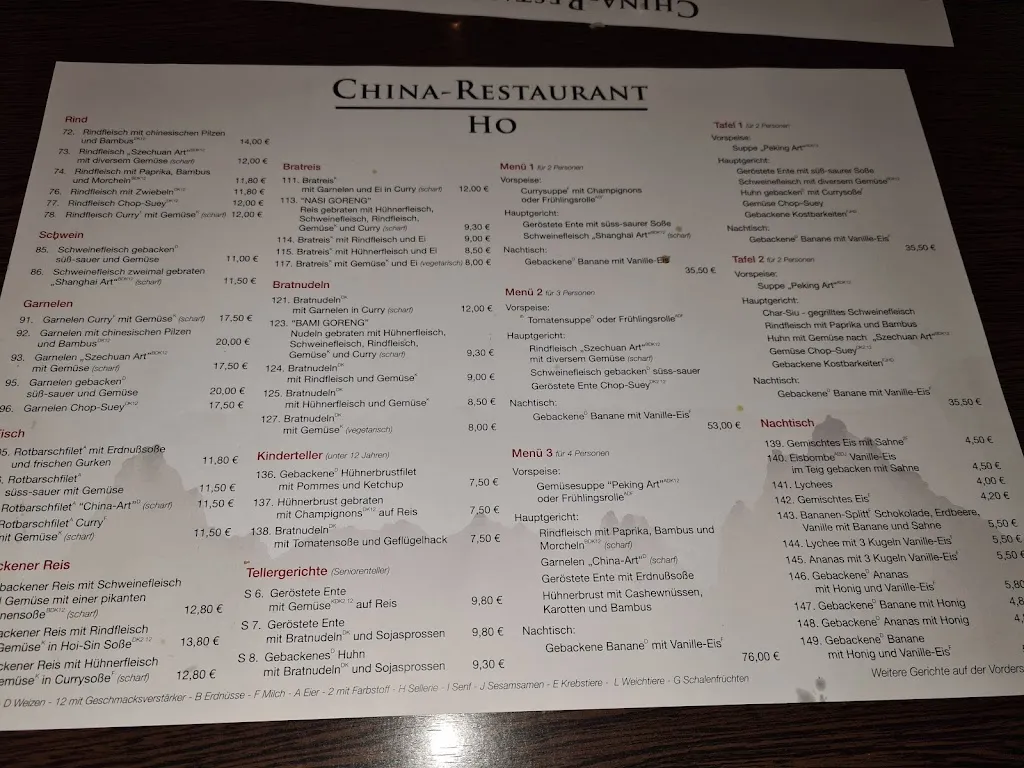 Menu_China Restaurant Ho_Bramstedt_immagine_3