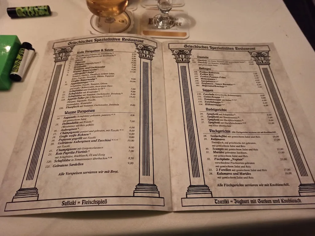 Menu_Restaurant Akropolis_Bramsche_immagine_1