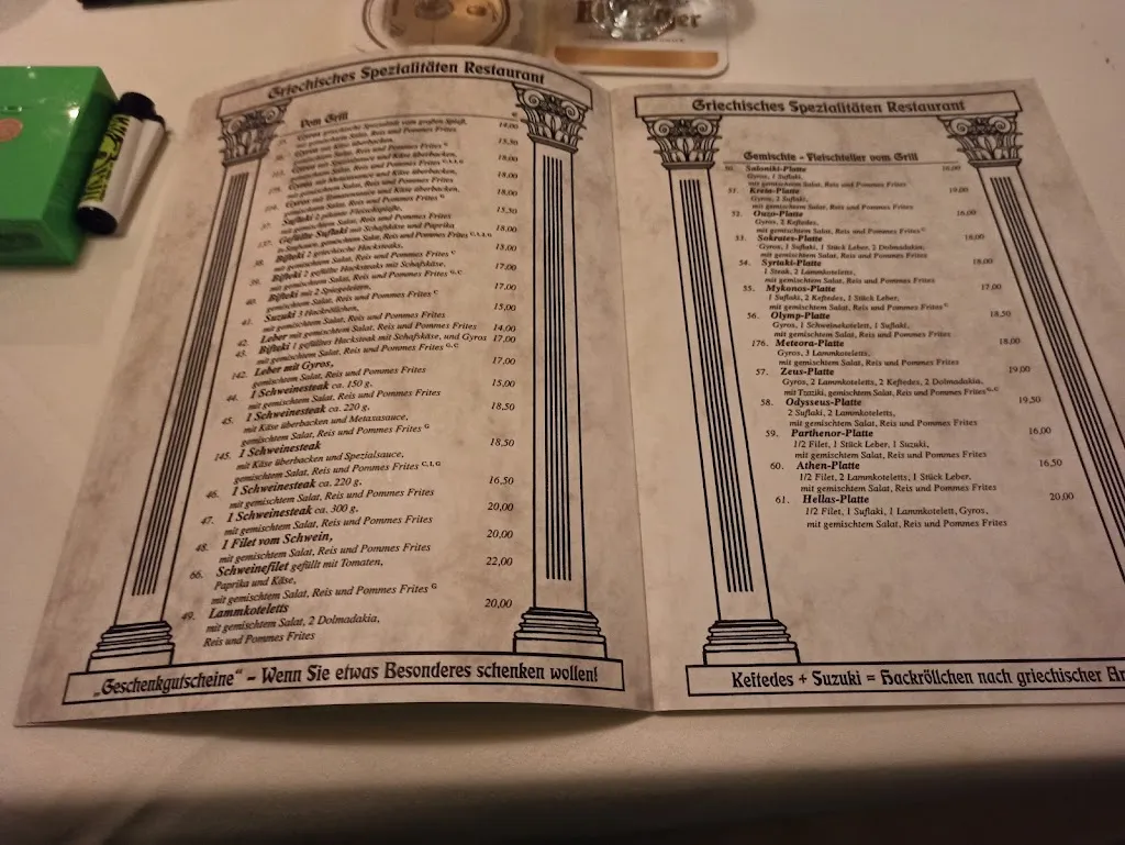 Menu_Restaurant Akropolis_Bramsche_immagine_3