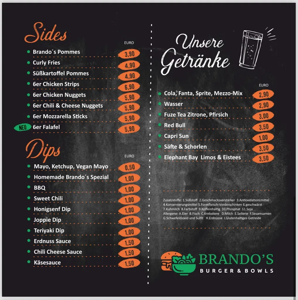 Menu_Brando´s - Burger & Bowls_Bramsche_image_1
