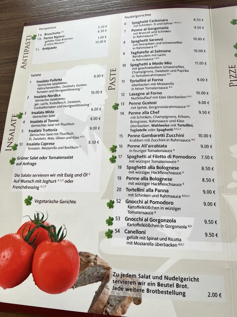 Menu_Pizzeria La Trattoria_Bramsche_immagine_2