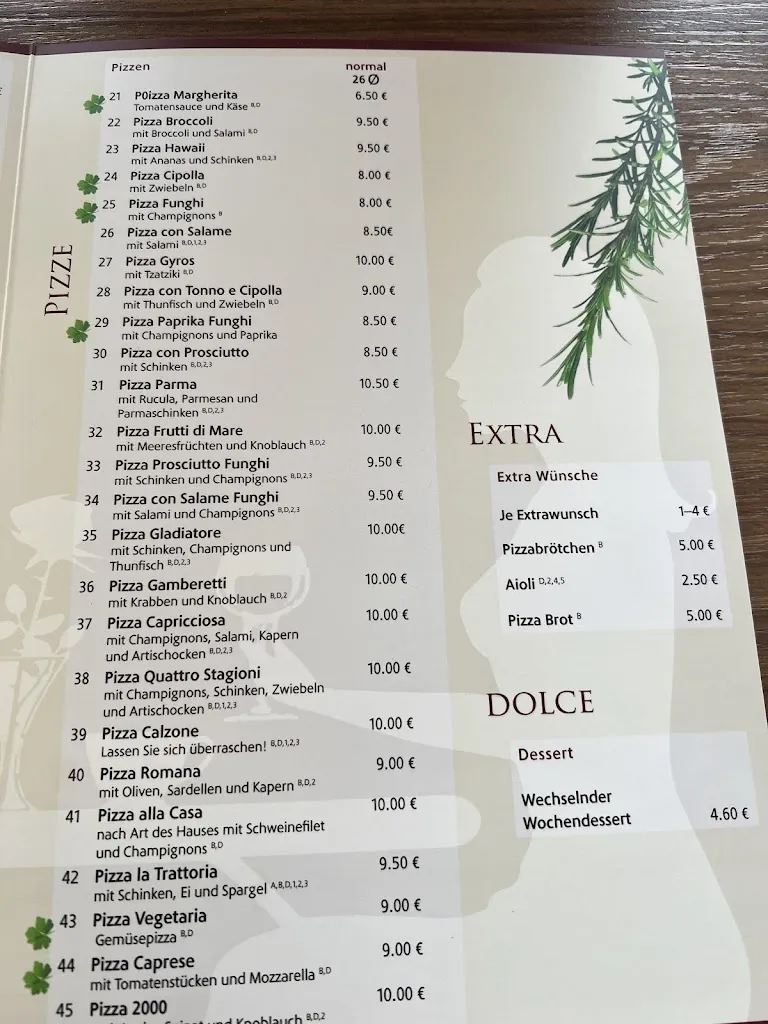 Menu_Pizzeria La Trattoria_Bramsche_immagine_4