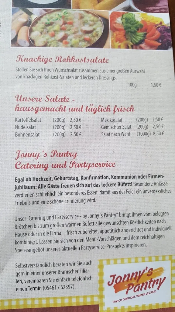 Menu_Jonny's Pantry_Bramsche_image_1