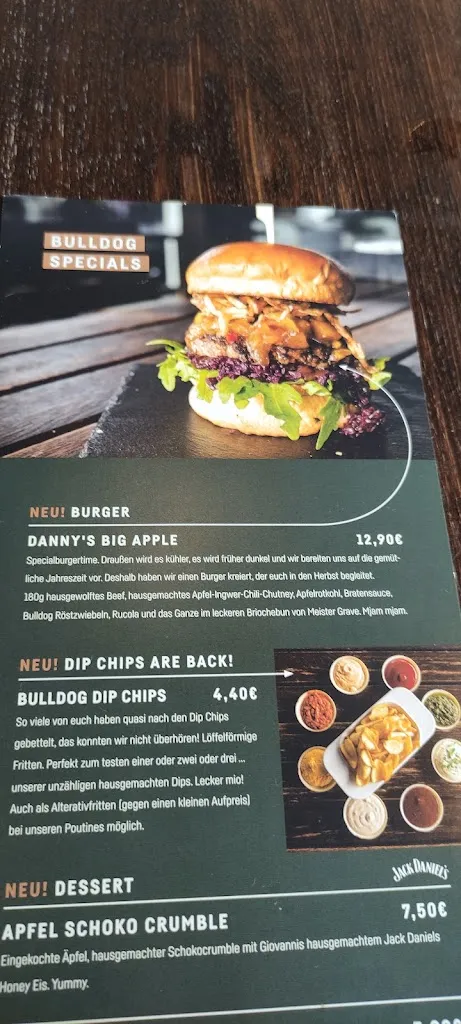 Menu_The Bulldog - City_Osnabrück_image_2
