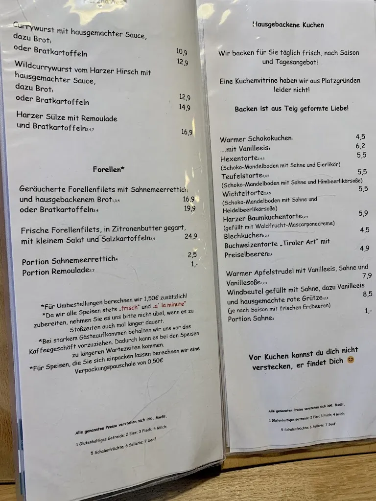 Menu_Waldcafe Forellenteich - Café in Braunlage_Braunlage_image_1