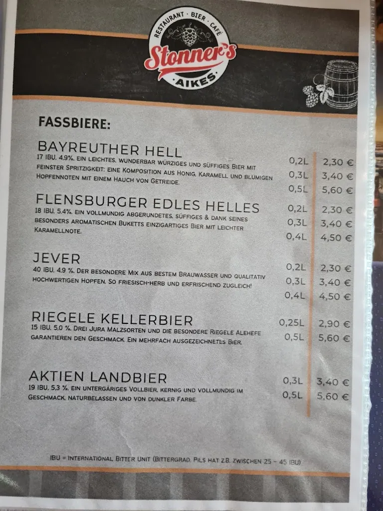 Menu_Stonner´s Aikes_Borkum_image_1
