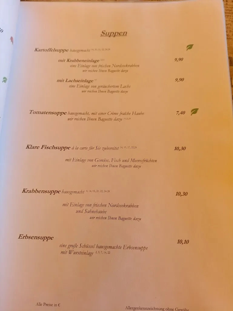 Menu_Restaurant Café Sturmeck_Borkum_image_4