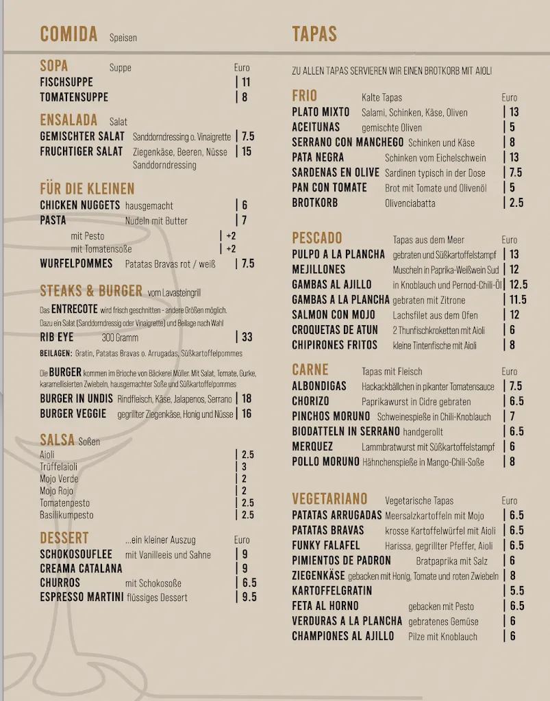 Menu_In Undis - Vinothek und Tapasbar_Borkum_image_1