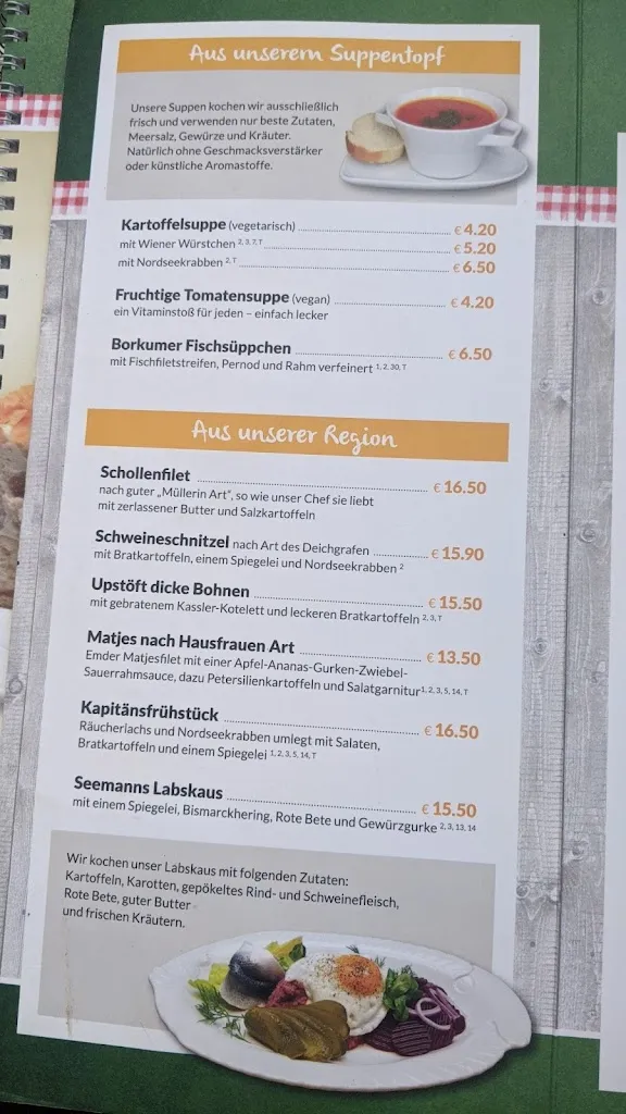 Menu_Hofcafe Bauernstuben im Ostland_Borkum_image_4