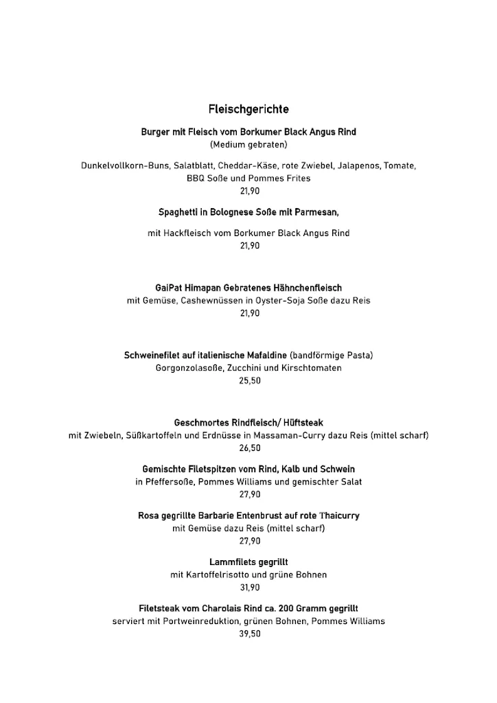 Menu_Restaurant Klein & Fein_Borkum_imagen_3