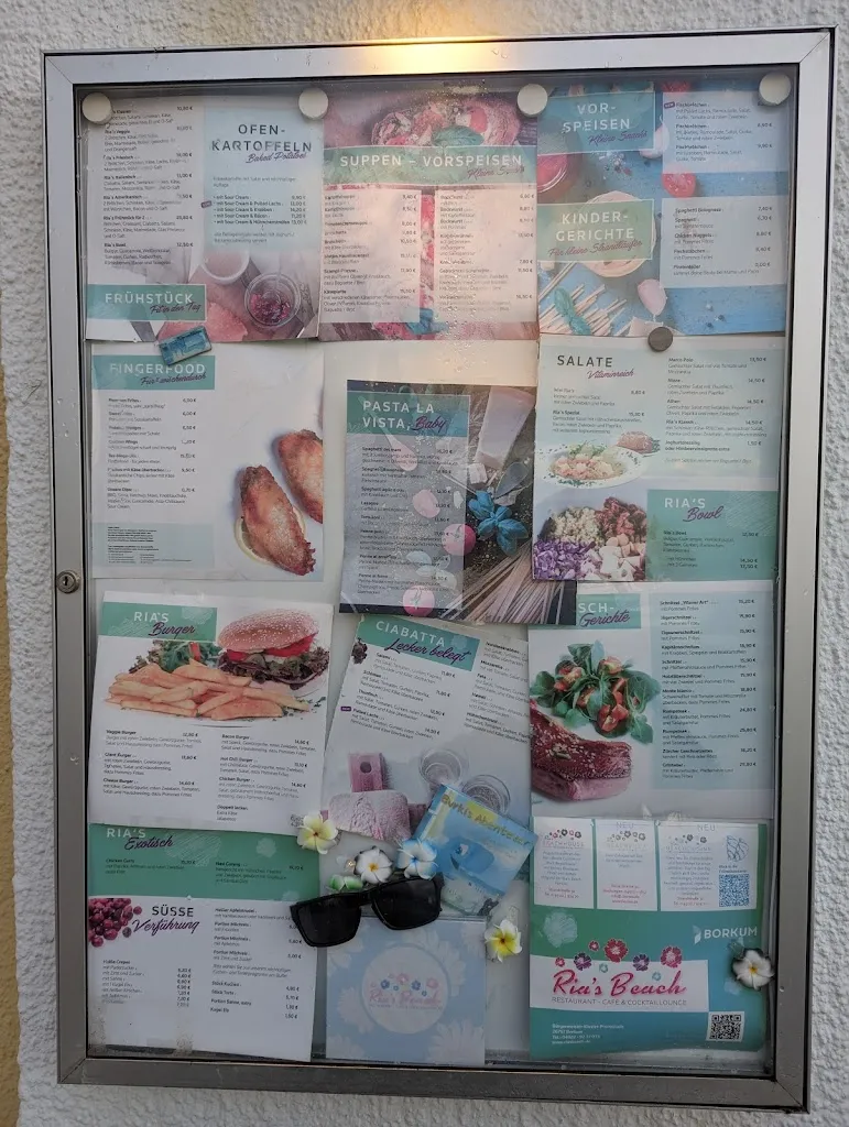 Menu_Ria' s Beach Café_Borkum_image_2