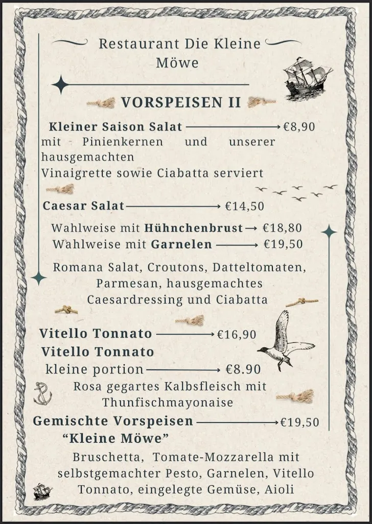 Menu_Restaurant Die Kleine Möwe_Borkum_image_2