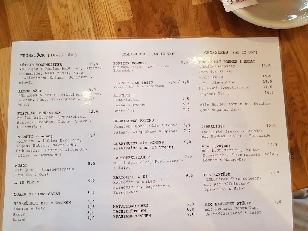 Menu_Lüttje Toornkieker_Borkum_immagine_1