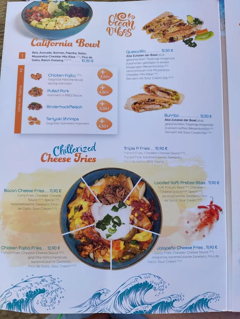 Menü_CHILLERS – Burger, Wings, Drinks & More_Borkum_Bild_2