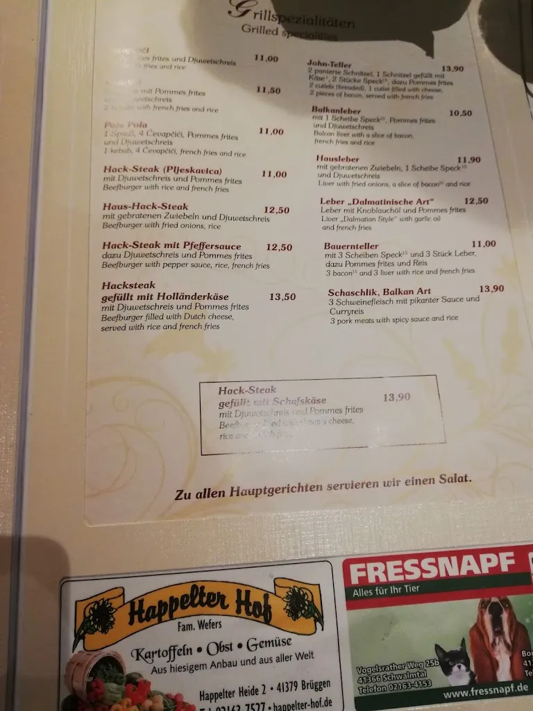 Menu_Restaurant Dalmacija-Grill_Brüggen_image_1