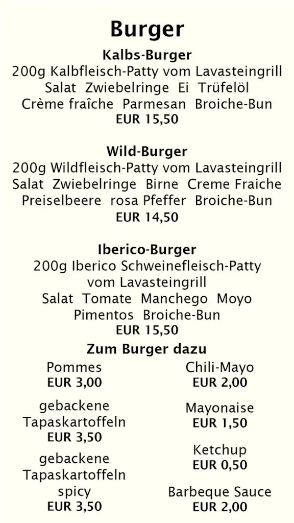 Menu_Le Bistro_Bückeburg_immagine_1