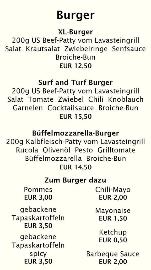 Menu_Le Bistro_Bückeburg_immagine_2