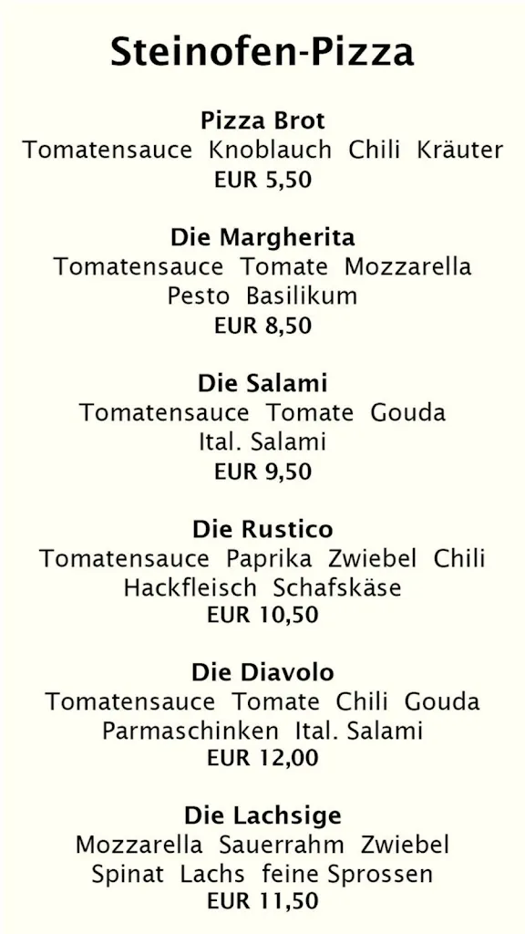 Menu_Le Bistro_Bückeburg_immagine_4