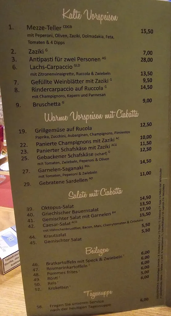 Menu_Restaurant Das Forsthaus Inh. Georgios Pozidis_Bückeburg_image_1