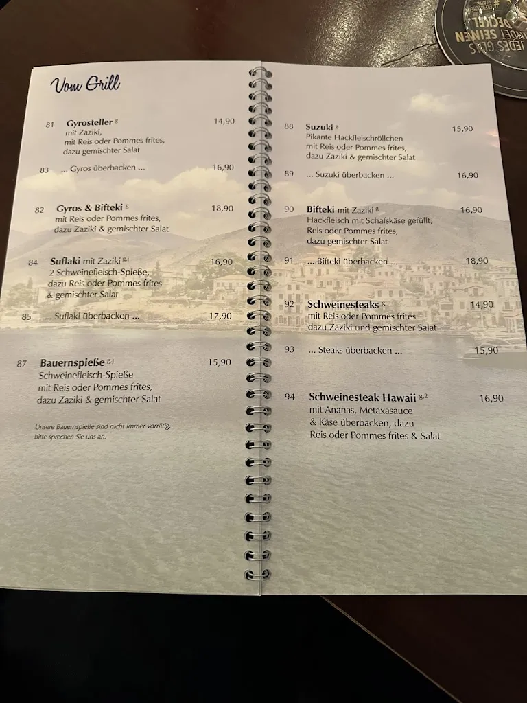 Menu_Athen Das Griechische Restaurant_Bückeburg_immagine_1
