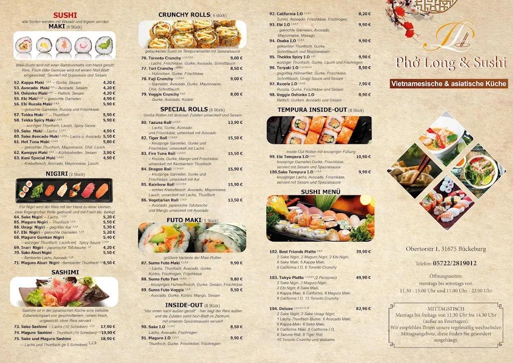 Menu_Pho Long Vietnamesisch_Bückeburg_image_1