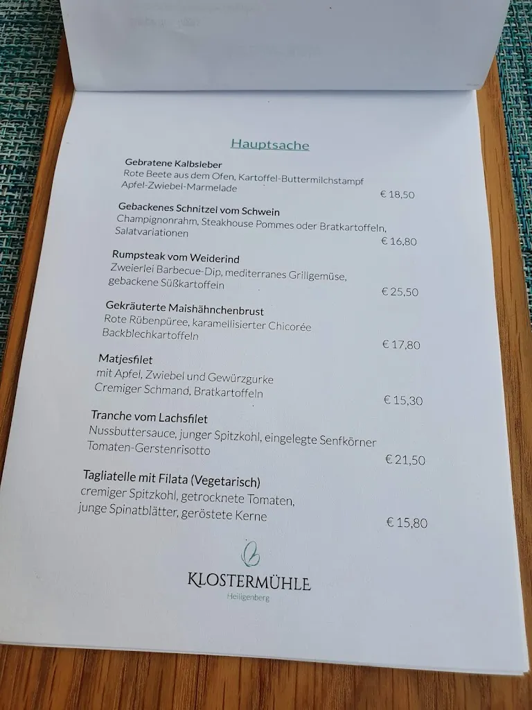 Menu_Klostermühle Heiligenberg, neu: Vilser Gerüchteküche_Bruchhausen-Vilsen_immagine_4