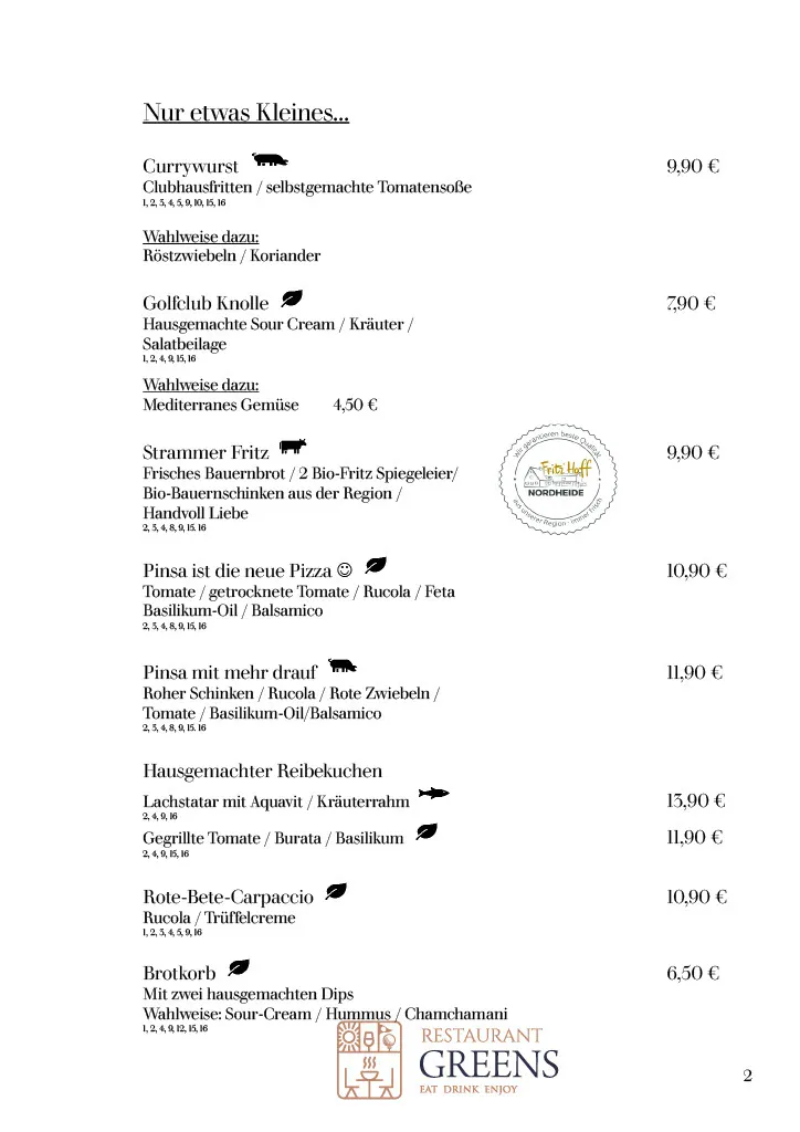Menu_Greens Restaurant und Partyservice_Nordheide_immagine_2