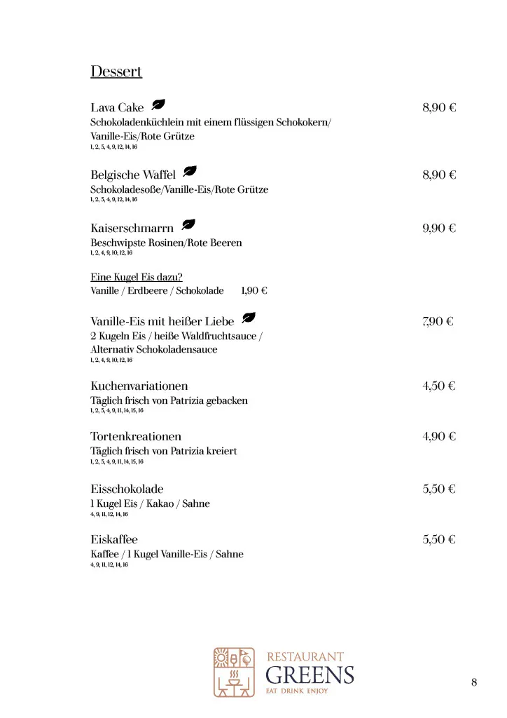 Menu_Greens Restaurant und Partyservice_Nordheide_immagine_3