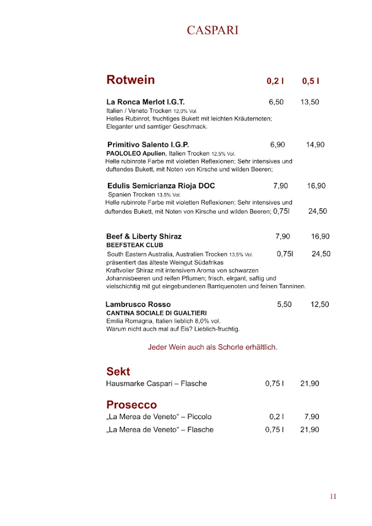 Menu_Caspari Restaurant - Café | Bar | Restaurant - Buchholz in der Nordheide_Nordheide_image_3