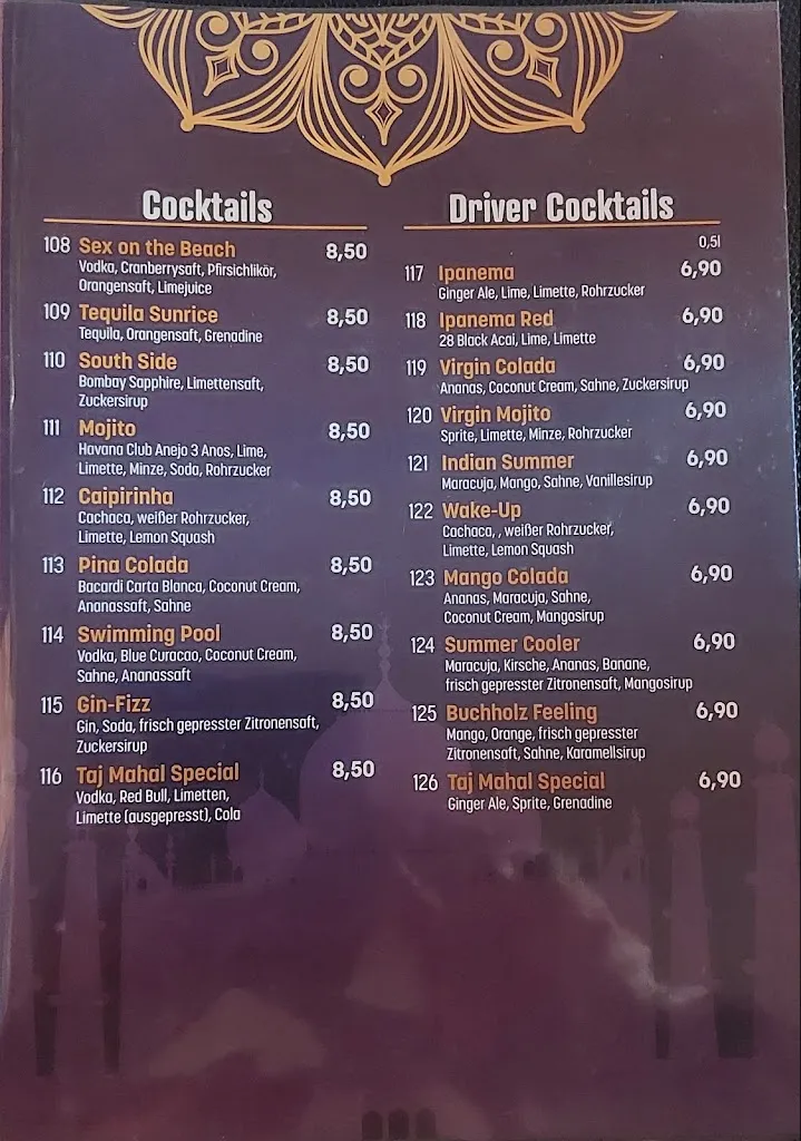 Menu_Taj Mahal_Nordheide_immagine_4