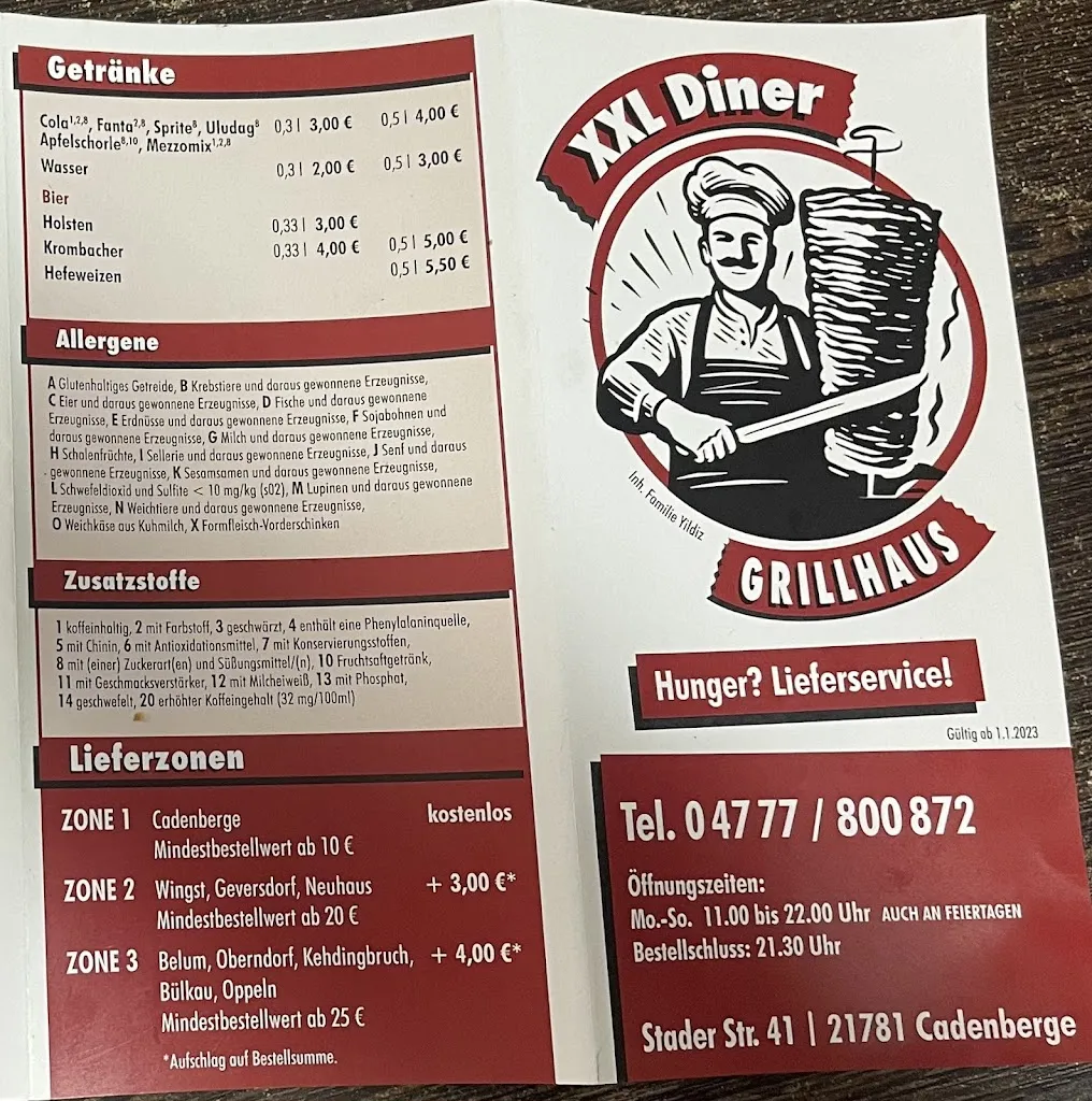 Menu_XXL Diner_Cadenberge_immagine_2