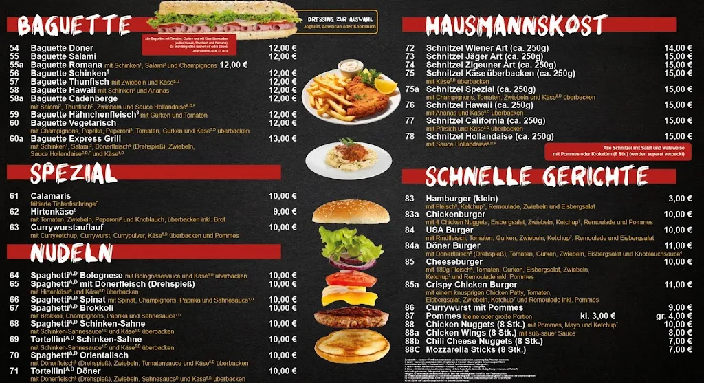 Menu_Express Grill 73 - Pizza, Pasta, Döner & mehr!_Cadenberge_image_3