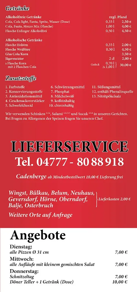 Menu_Pizza & Kebap-Haus_Cadenberge_immagine_2