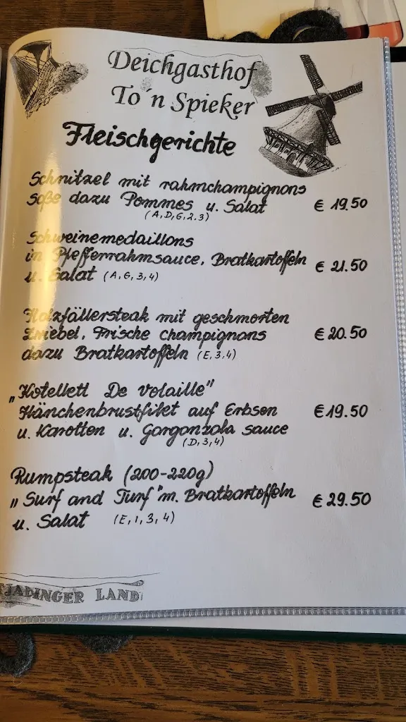 Menu_Deichgasthof To'n Spieker_Butjadingen_immagine_2